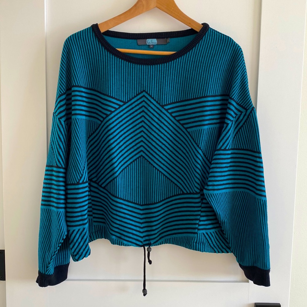 Eva Franco Geometric Print Sweatshirt